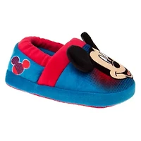Disney Mickey Mouse Toddler Boys' Retro Dual Sizes Slippers