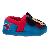 Disney Mickey Mouse Toddler Boys' Retro Dual Sizes Slippers