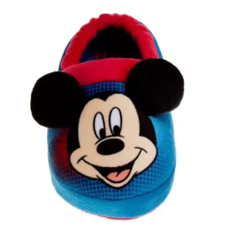 Disney Mickey Mouse Toddler Boys' Retro Dual Sizes Slippers