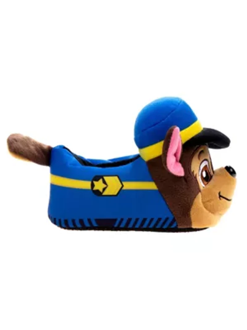 Nickelodeon Paw Patrol Marshall and Chase 3D Toddler Boys' Dual Sizes Slippers