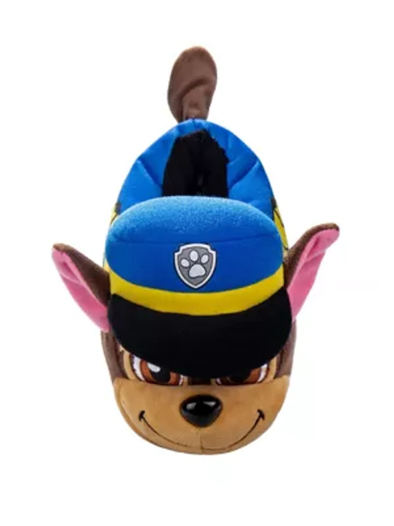 Nickelodeon Paw Patrol Marshall and Chase 3D Toddler Boys' Dual Sizes Slippers