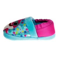 Baby Shark "Cool and Friendly" Toddler Girls' Slippers