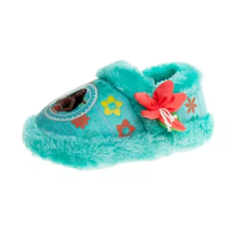 Disney Moana Sea Flower Toddler Girls' Dual Sizes Slippers