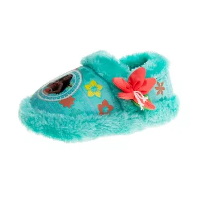 Disney Moana Sea Flower Toddler Girls' Dual Sizes Slippers