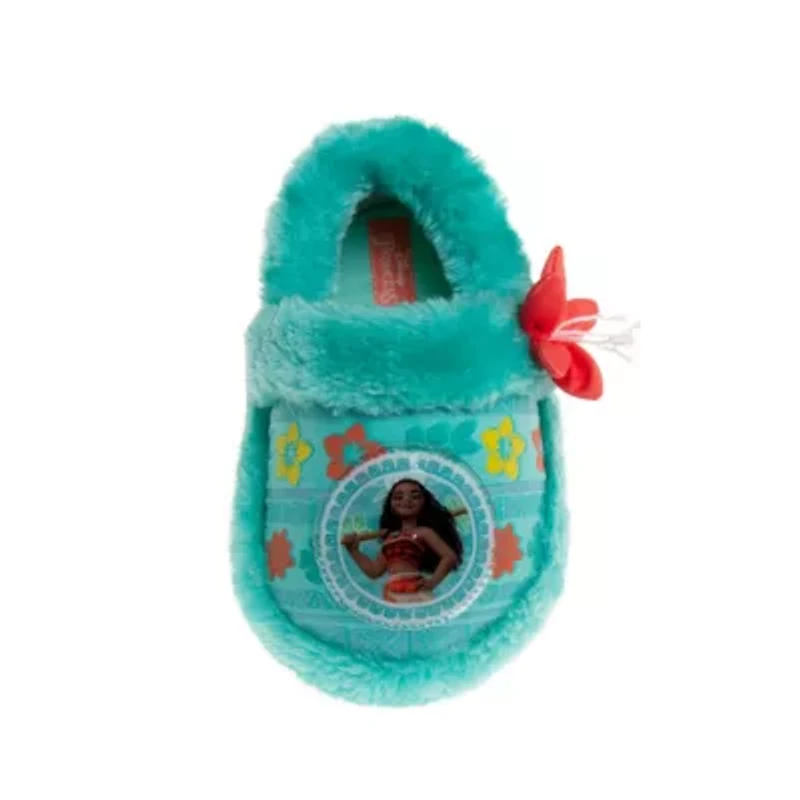 Disney Moana Sea Flower Toddler Girls' Dual Sizes Slippers
