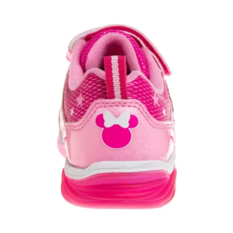Disney Minnie Mouse Toddler Girls' Sneakers w/ 4 White Lights