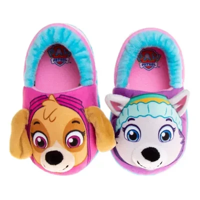 Nickelodeon Paw Patrol Toddler Girls' Dual Sizes Slippers
