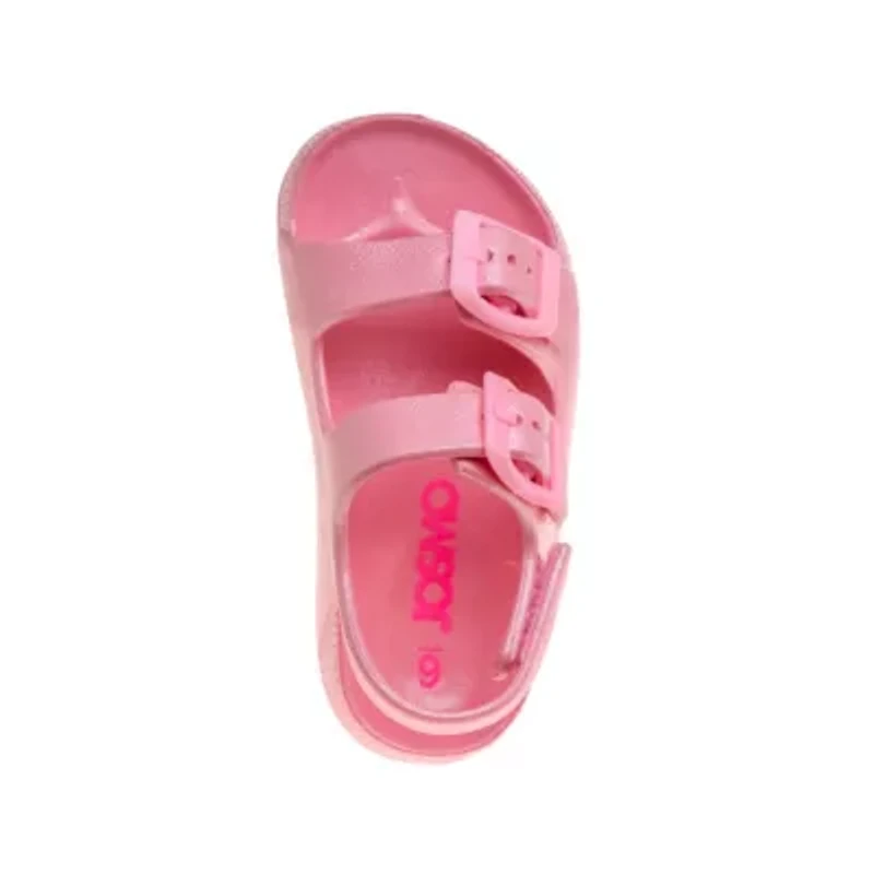 Josmo Girls Kids Waterproof Comfort Cushioned Sandals Adjustable Double Buckle EVA