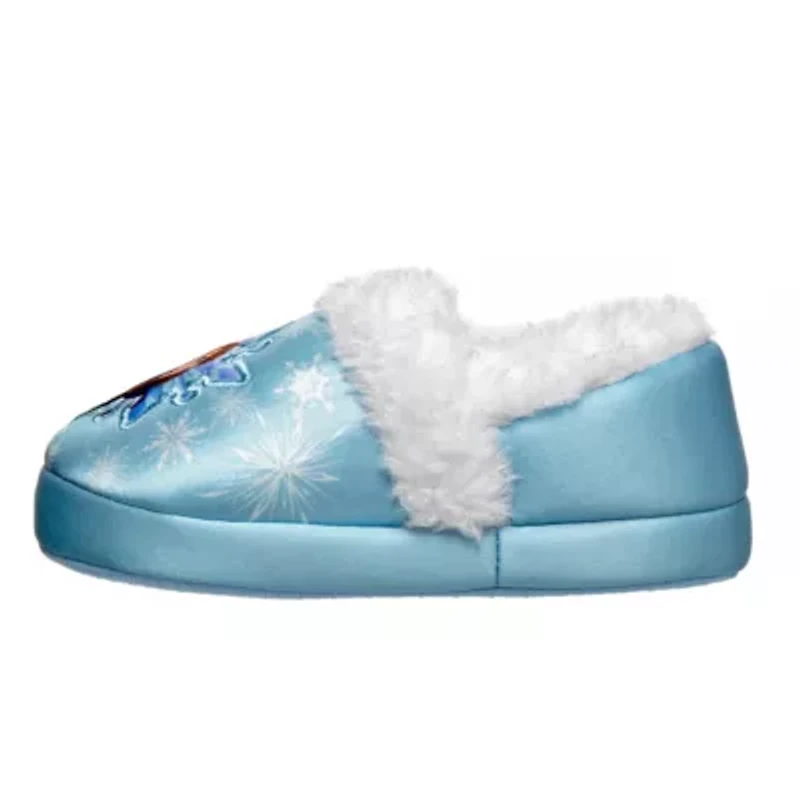 Disney Frozen Anna and Elsa Girls Dual Sizes Slippers