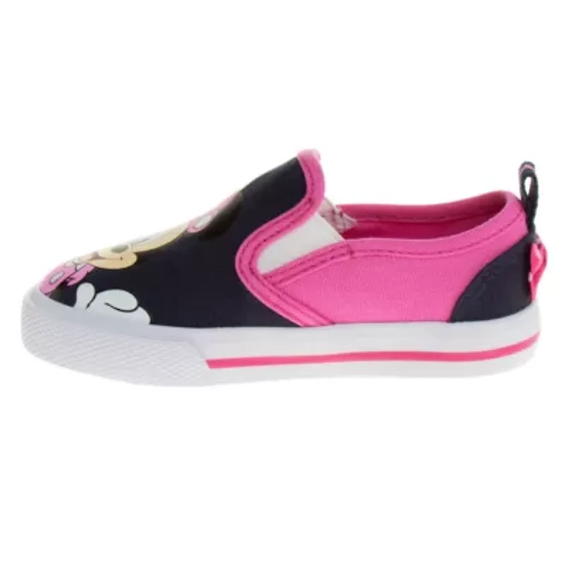 Minnie Mouse Toddler Girls' Slip On Canvas Sneakers
