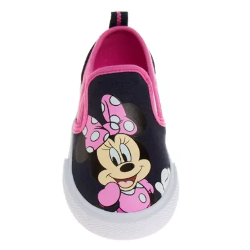 Minnie Mouse Toddler Girls' Slip On Canvas Sneakers