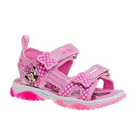 Minnie Mouse Toddler Sandals w/ 3 White Lights