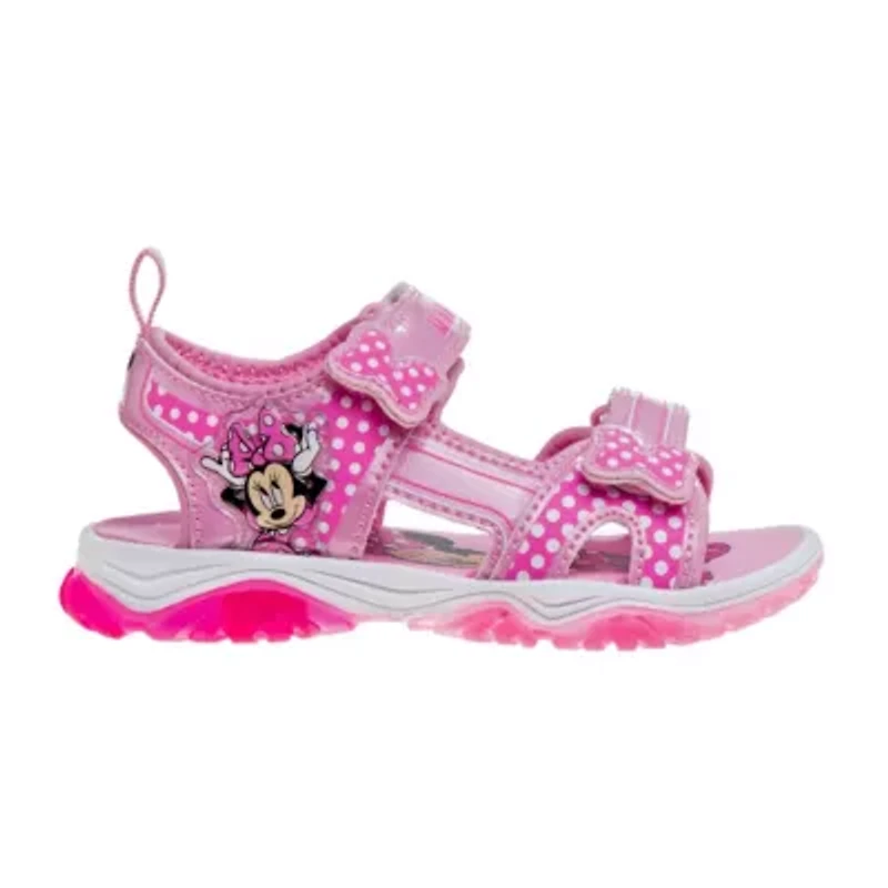 Minnie Mouse Toddler Sandals w/ 3 White Lights