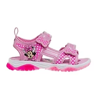 Minnie Mouse Toddler Sandals w/ 3 White Lights