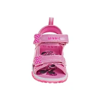 Minnie Mouse Toddler Sandals w/ 3 White Lights