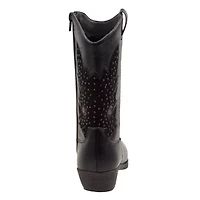 Girls' zip up boot with heel