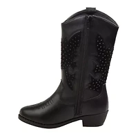 Girls' zip up boot with heel