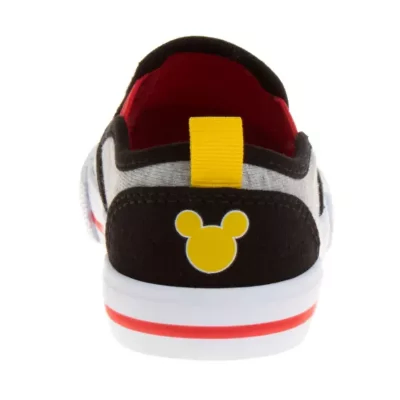 Mickey Mouse Toddler Boys' Slip On Canvas Sneakers