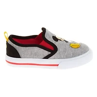 Mickey Mouse Toddler Boys' Slip On Canvas Sneakers