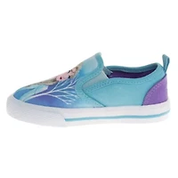 Frozen Toddler Girls' Slip On Canvas Sneakers