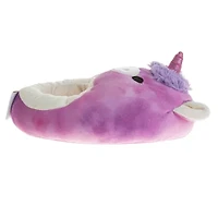 Squishmallow Lola the Unicorn  Dual Sizes Girls' Slippers. (Little Kids)