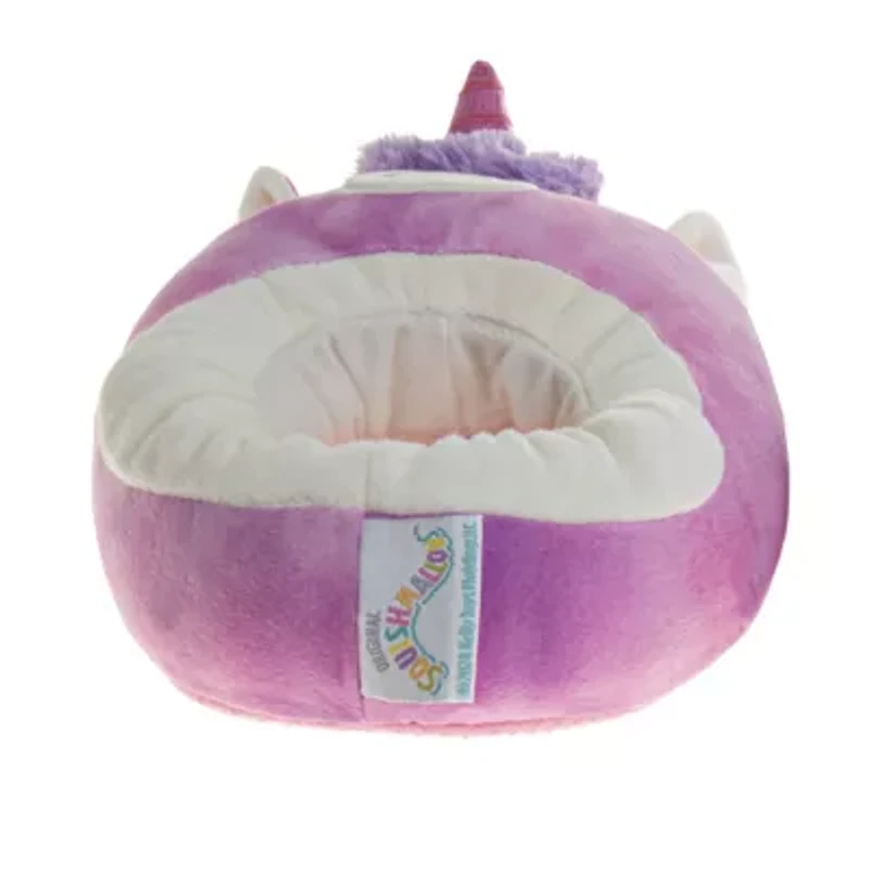 Squishmallow Lola the Unicorn  Dual Sizes Girls' Slippers. (Little Kids)