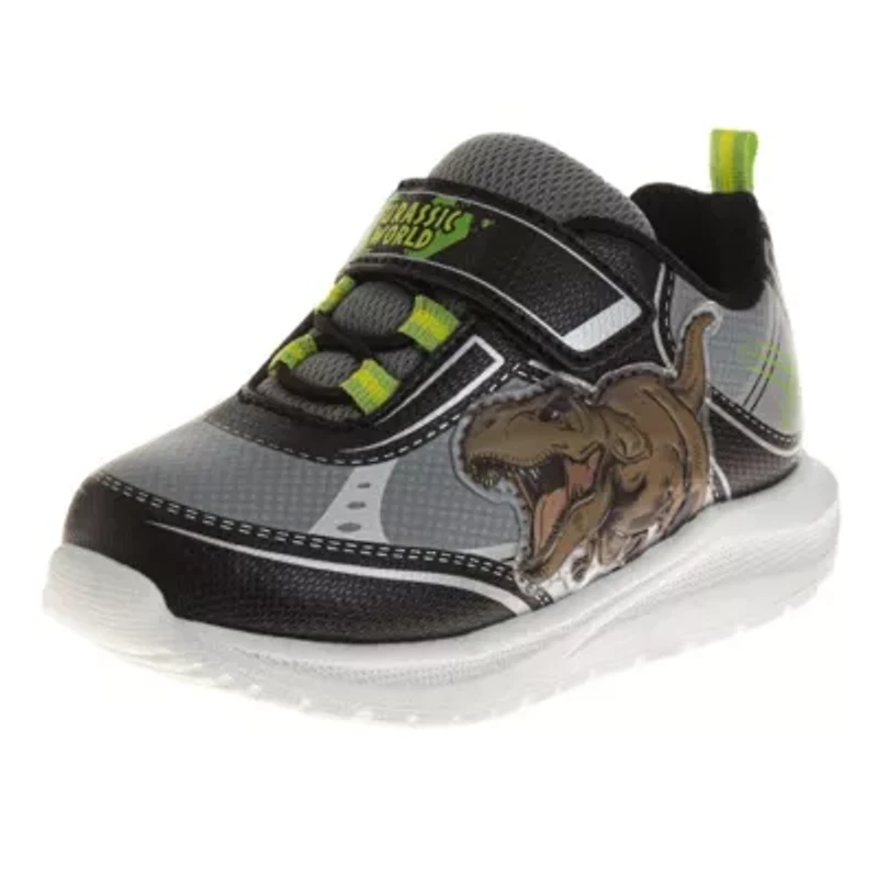Jurassic World Boys' Light Up Fashion Sneakers. (Toddler/Little Kids)