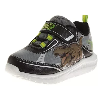 Jurassic World Boys' Light Up Fashion Sneakers. (Toddler/Little Kids)