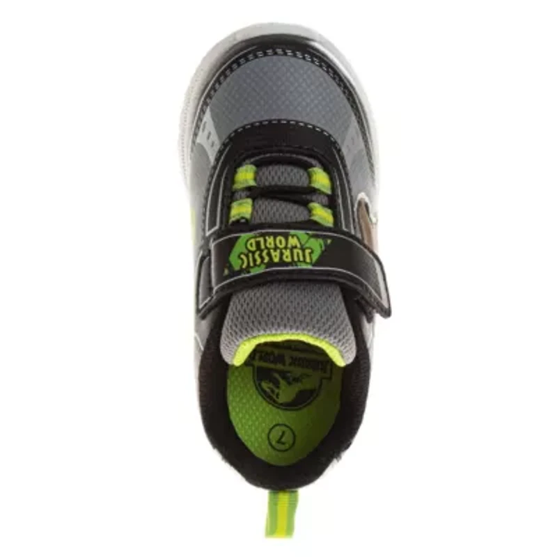 Jurassic World Boys' Light Up Fashion Sneakers. (Toddler/Little Kids)
