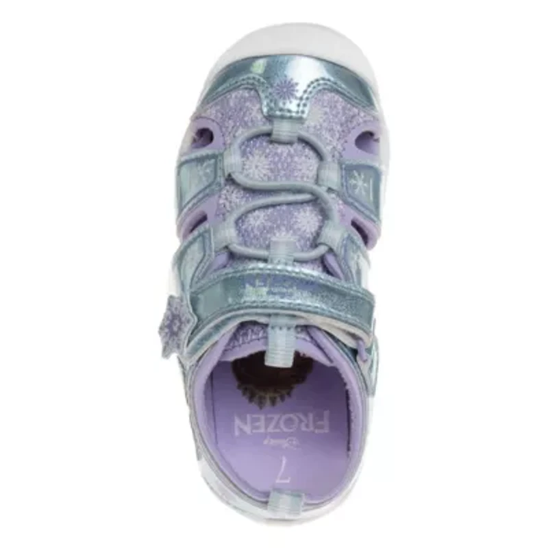 Disney Frozen Girls Closed Toe Sport Sandals. (Toddler/Little Kids)