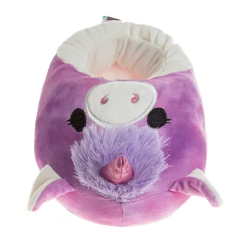 Squishmallow Lola the Unicorn Dual Sizes Women's Slippers.