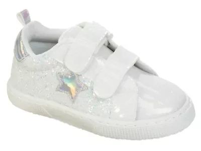 Laura Ashley Girls Hook and Loop Sneakers (Toddler/Little Girls)