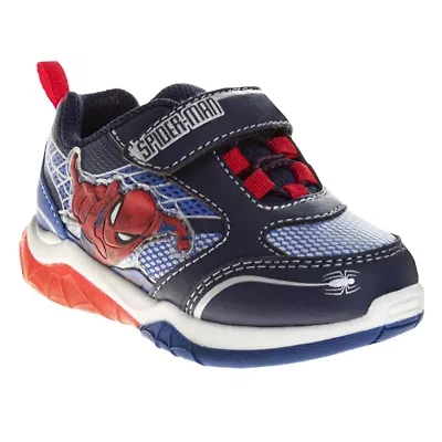 Marvel Spider-Man Boys' Light Up Sneakers. (Toddler/Little Kids