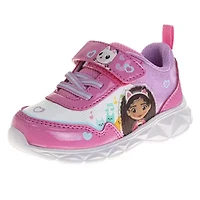 Gabby's Dollhouse Girls' Light Up Fashion Sneakers. (Toddler/Little Kids)