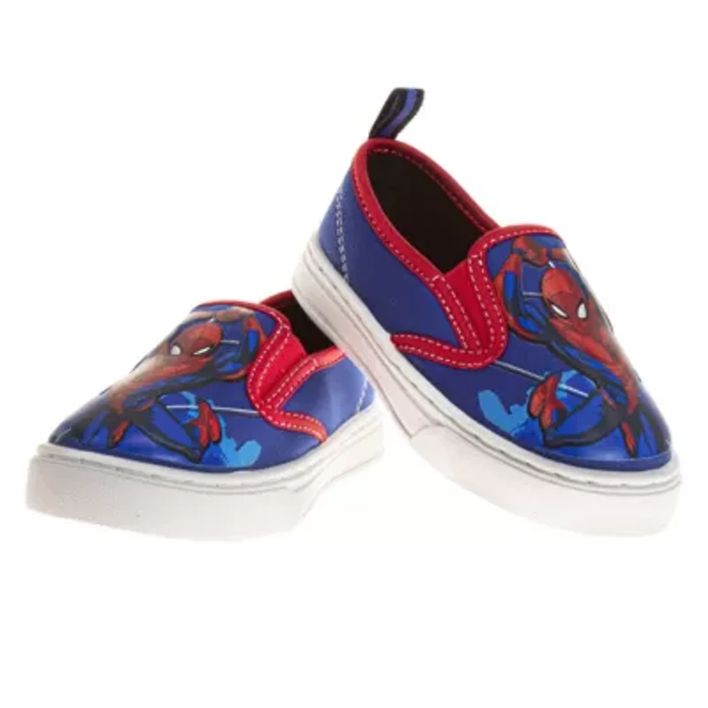 Marvel Spider-Man Boys' Canvas Sneakers. (Toddler/Little Kids)