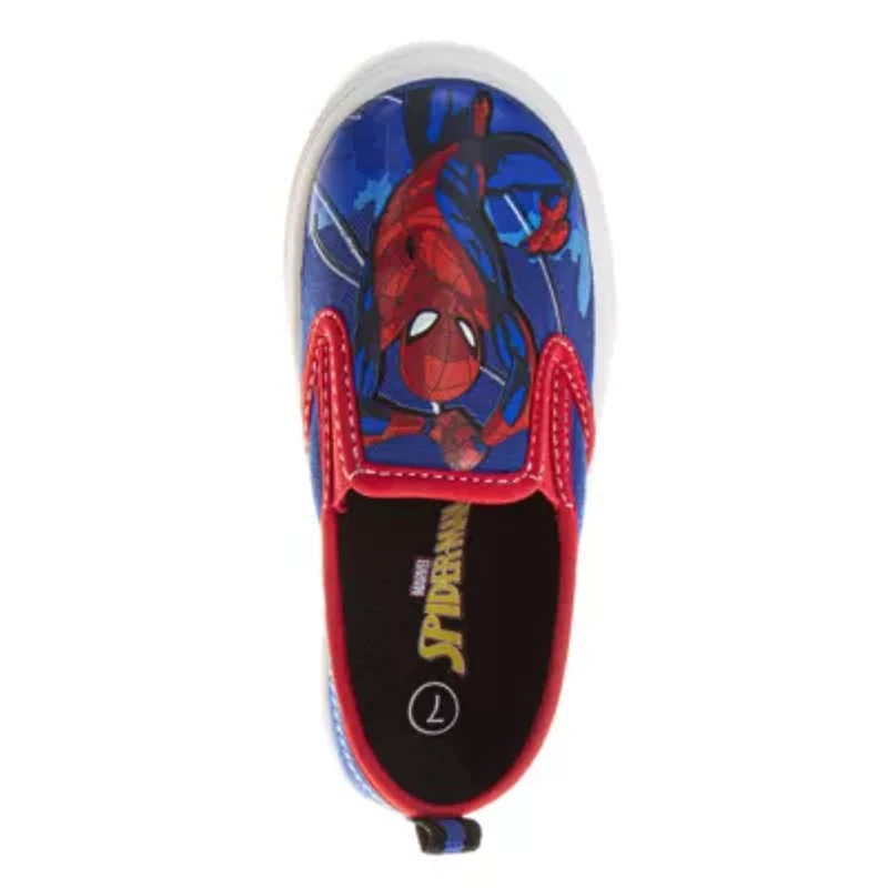 Marvel Spider-Man Boys' Canvas Sneakers. (Toddler/Little Kids)