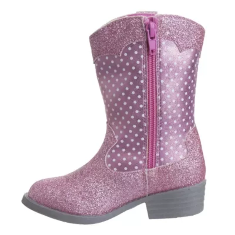 Disney Minnie Mouse Girls' Cowgirl Boots (Toddler/Little Kids)