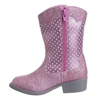 Disney Minnie Mouse Girls' Cowgirl Boots (Toddler/Little Kids)