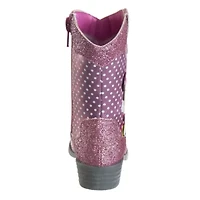 Disney Minnie Mouse Girls' Cowgirl Boots (Toddler/Little Kids)