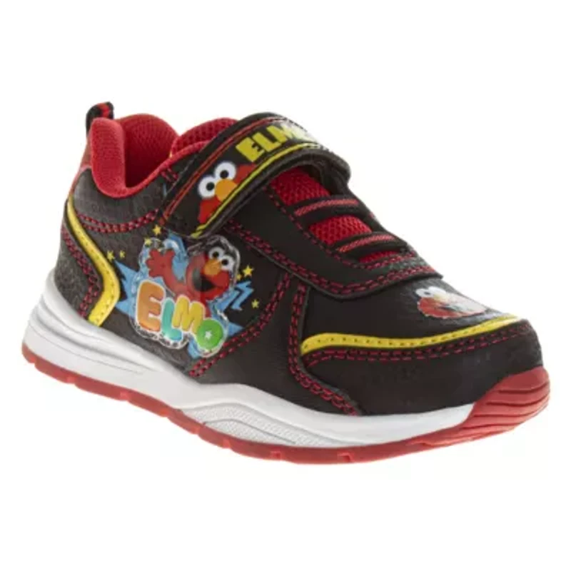Sesame Street Kids Elmo Hook and Loop Fashion Sneaker. (Toddler/Little Kids)