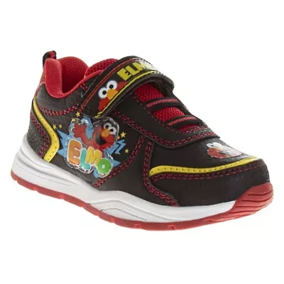 Sesame Street Kids Elmo Hook and Loop Fashion Sneaker. (Toddler/Little Kids)