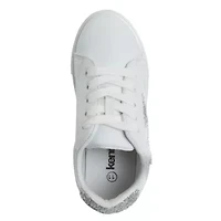 Kensie Girl Lace Up Girls Glittery Casual Sneakers. (Little Kids/Big Kids)