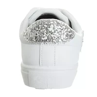 Kensie Girl Lace Up Girls Glittery Casual Sneakers. (Little Kids/Big Kids)