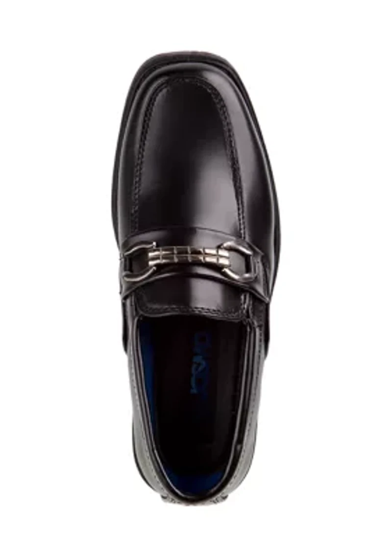Josmo Boys Slip on dress shoes w/ metal accent