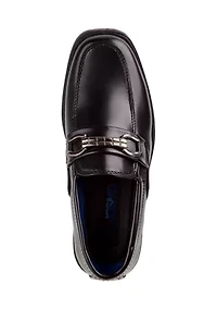 Josmo Boys Slip on dress shoes w/ metal accent