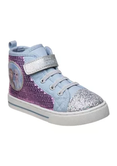 Toddler Girls Frozen High Top Sneakers