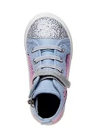 Toddler Girls Frozen High Top Sneakers
