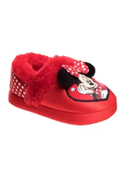 Minnie Mouse Toddler  Dual Sizes Girls Slippers