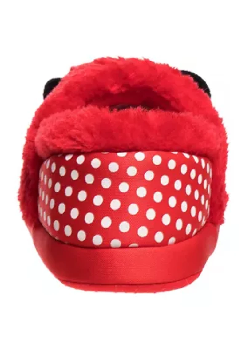 Minnie Mouse Toddler  Dual Sizes Girls Slippers