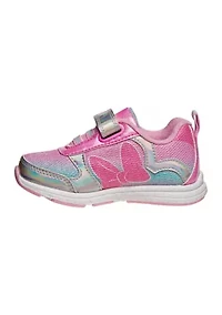 Minnie Mouse Girls Sneakers w/ one white light